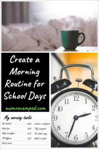 Morning Routine for School Days