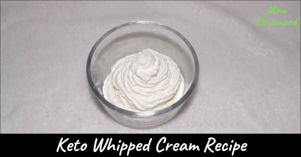 homemade keto whipped cream recipe