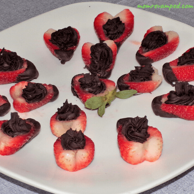 Keto Chocolate Ganache Stuffed Strawberries Recipe