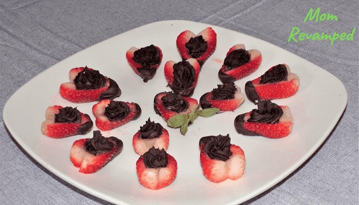 Keto Stuffed Strawberries with Chocolate Ganache