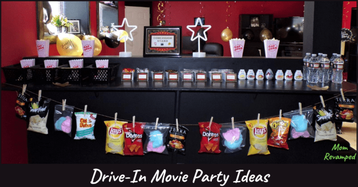 Drive-In Movie Party Ideas
